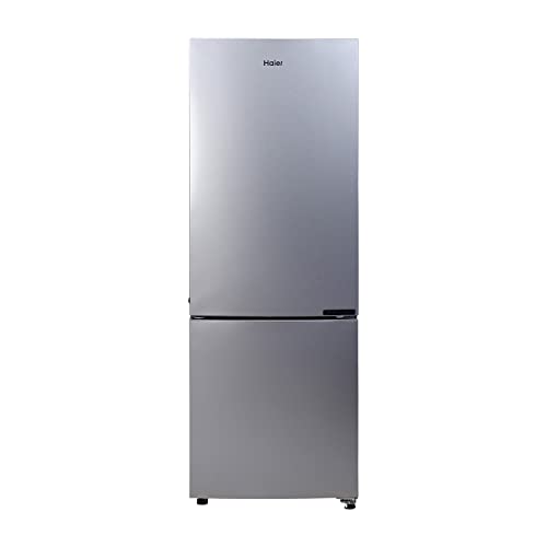 Haier 256 L 2 Star Convertible Bottom Mounted Refrigerator (HEB-25TGS, Moon Silver)