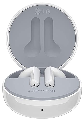 LG FN4 Bluetooth Truly Wireless in Ear Earbuds with Mic (White)