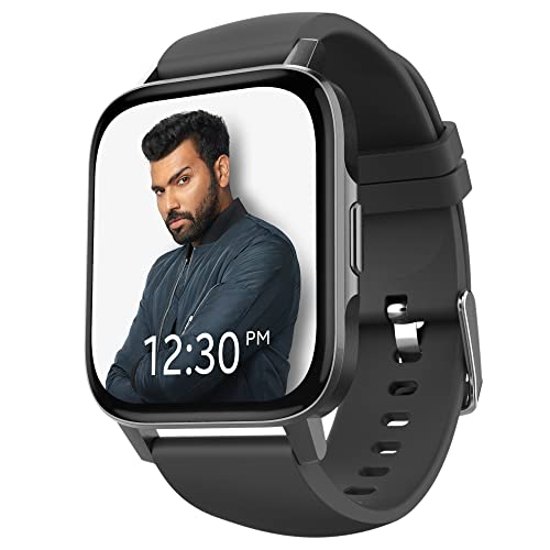 TAGG Verve NEO Smartwatch 1.69" HD Display | 60+ Sports Modes | 10 Days Battery | 150+ Maximum Watch Face Library | Waterproof | 24*7 HeartRate & Blood Oxygen Tracking | Games & Calculator | Black