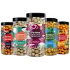 Farmley Roasted & Flavoured Healthy Makhana Snacks – Minty Pudina, Peri Peri, Tangy Tomato, Cream & Onion, Himalayan Salted | (Combo Pack of 5, 90 g Each) | Party Snacks | Namkeen Snacks | Mix Masala Snacks