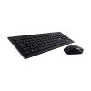 Hp Usb Wireless Spill Resistance Keyboard And Mouse Set With 10M Working Range 2.4G Wireless Technology / 3 Years Warranty (4Sc12Pa), Black