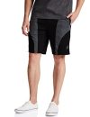 Jockey Men Cotton Shorts (8901326123195_9411_Large_Black And Charcoal Melange)