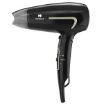 Havells Hd3181 1600 Watts Unisex Foldable Hair Dryer; 3 Heat (Hot/Warm/Cold) Settings Including Cool Shot Button; Heat Balance Technology (Black)