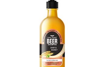 Park Avenue Beer Shampoo For Shiny And Bouncy Hair, With Hops, Barley, Proteins And Vit. B, 650Ml, 670G