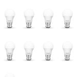 PHILIPS Ace Saver 10W B22 LED Bulb,900lm, Cool Day Light, Pack of 8