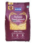 Keya Fusilli Pasta 1kg, 100% Durum Wheat Pasta | Vegetarian | No MSG | Low in Calories | No Trans Fats | Healthy | Cooked in 10 Minutes