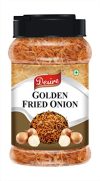 Desire Golden Fried Onion 500 Gram | pACK of 2 In Jar Flakes |Birista | Fried Pyaz Used for Biryani, Gravies, Indian Curries