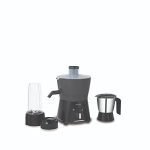 Philips HL7579/00 600W Turbo Juicer Mixer Grinder with 3 Jars -Blend and Carry, Nutri Juicer Jar, Multi Purpose jar