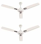 Candes Star 1200mm/48 inch High Speed Anti-dust Decorative 3 Star Rated Ceiling Fan 405 RPM with 2 Yrs Warranty (Ivory, Pack of 2)