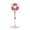 Bajaj Frore Neo 400 MM Oscillating Pedestal Fan for Home|Aerodynamically Balanced Blades| 100% CopperMotor| HighAir Delivery|3-Speed Control| Rust Free|2-Yr Warranty Red