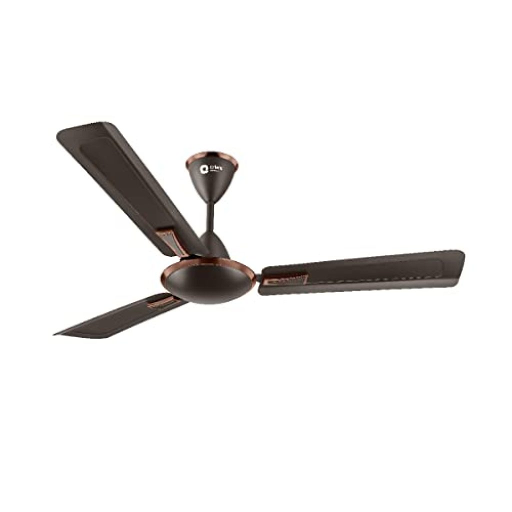 Orient Electric Adena Prime 1200mm Decorative BEE Star Rated Ceiling Fan (Smoke Brown)