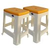 Nilkamal STL23 Strong and Durable Plastic Seating Stool for Home|Bedroom|Bathroom|Kitchen|Living Room|Office|Adult|Kids|Children’s & Garden Stool with high Load Capacity Set of 2