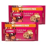 Unibic – Fruit & Nut Cookies, 600 gm (300 gm X 2)