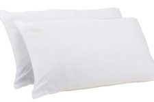 STATUS Ultra Soft Fiber Filled Fibre Premium Pillow for Home & Hotel Use (16X24, Fiber; White, Pack of 2)