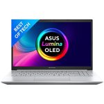ASUS Vivobook Pro 15 OLED, AMD Ryzen 5 5600H, 15.6″ (39.62 cm) FHD OLED, Thin & Light Laptop (16GB/512GB SSD/4GB RTX 3050/Windows 11/Office 2021/Backlit KB/FP Sensor/Silver/1.65 kg), M3500QC-L1502WS