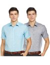 Diverse Men’s Solid Regular Fit Formal Shirt (DCMFHCMRC35L38-321_Sky Blue/Grey 39)