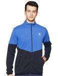 Amazon Brand – Symactive Men’s Polyester Hooded and Crew Neck Warm Up Jacket (SYK-05,Royal Blue-Small_Royal Blue_S)