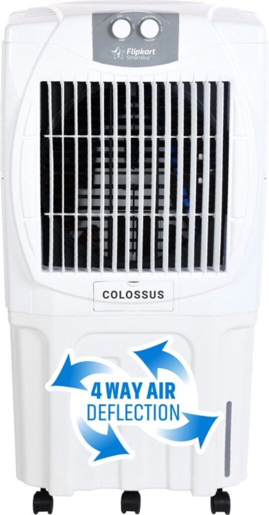 Flipkart SmartBuy 95 L Desert Air Cooler(White, Grey, Colossus 95)