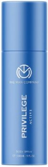 The Man COMPANY Privilege Active Long Lasting Deodorant 150 ML Body Spray  –  For Men & Women(150 ml)