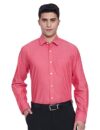 Amazon Brand – Symbol Men’s Solid Regular Formal Shirt (FAF-21_Mid Red1 39)