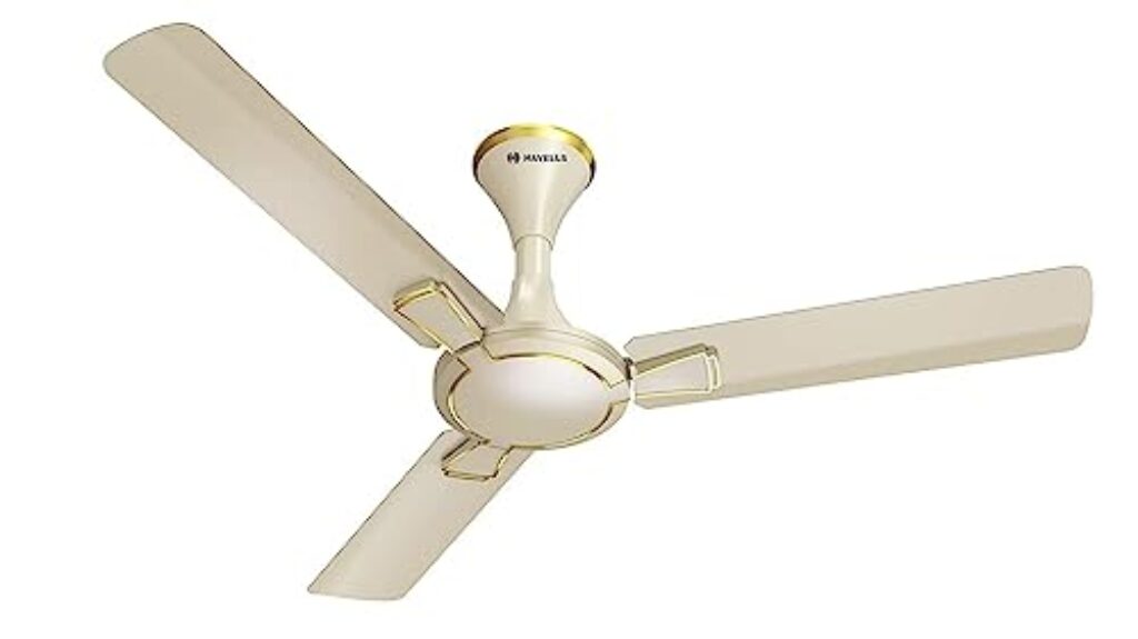 Havells 1200mm Milor Energy Saving Ceiling Fan (Gold, Pack of 1)