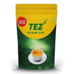 TEZ Tea Premium Assam Black Loose CTC Leaf Tea, 1 KG Pouch – Rich Kadak Chai Patti | Strong & Aromatic Blend with Authentic Assam Tea |Kadak Cha | CTC Black Tea