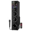 Tronica 55W Banjo-Ii Bluetooth Tower Party Speaker with USB, Fm, Bluetooth/Remote Control/Home Theatre/Extreme Bass/5.25″ Subwoofer/Dual 3 Inches Drivers & Wired Microphone