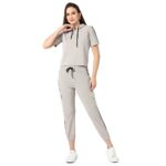 Campus Sutra Women Solid Stylish Casual Co-Ord Set(SSMR22_CSWSSCO5017_L) Grey