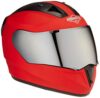 Steelbird SA-1 Aeronautics Full Face Helmet Red, Size: S(53-54 cm)
