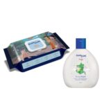 Bumtum Chota Bheem Gentle Soft Moisturizing Wet Wipes with Lid – 72 Pcs.(Pack of 1) & Baby Body Wash (200 ML) Combo