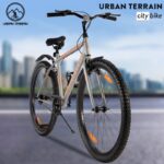 Urban Terrain Denver for Men with Complete Accessories BiCycles for Boys UT7003S27.5 27.5 T Hybrid Cycle/City Bike(Single Speed, Silver, Black)