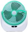 Lalson’s High Speed Rechargeable Table Fan with LED-Light, For Home, Office Desk, Kitchen 5 Star 1400 mm Ultra High Speed 3 Blade Table Fan(Multicolor, Pack of 1)