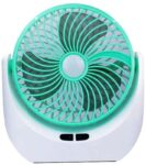 Lalson’s High Speed Rechargeable Table Fan with LED-Light, For Home, Office Desk, Kitchen 5 Star 1400 mm Ultra High Speed 3 Blade Table Fan(Multicolor, Pack of 1)