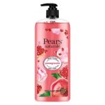 Pears Naturale Brightening Pomegranate Bodywash With Glycerine, Paraben Free, Soap Free, Eco Friendly, Dermatologically Tested, 750 ml