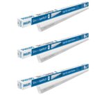 PHILIPS 25-watt LED Batten/Tubelight | Slimline Superbright Compact 4-ft LED Batten for Living Room & Bedroom | Cool Day Light, Pack of 3