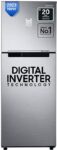 SAMSUNG 236 L Frost Free Double Door 2 Star Refrigerator  with Digital Inverter with Display(Elegant Inox, RT28C3452S8/HL)