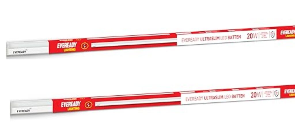 Eveready 20W Ultraslim Batten Pack of 2