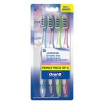 Oral B Sensitive Ultrathin Manual Toothbrush For Adults Extra Soft (Multicolour, Pack Of 4)