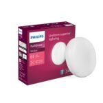 PHILIPS Rimless Full Glow 5-watt Round LED Surface Downlighter | Striker Surface Under Cabinet LED Light for Decoration | Cool Day Light, Pack of 1 | Polycarbonate (PC)