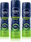 NIVEA MEN Fresh Power Deodorant Spray Deodorant Spray  –  For Men(150 ml, Pack of 3)