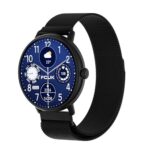 FCUK New Tide Smart Watch|1.39″ Round Display| 360×360 High Resolution |SingleSync BT Calling|Built-in AI Voice Assistant| Premium Textured Straps|Upto 5 Day Battery|120+ Sports Modes – FCSW01-E
