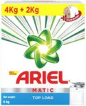 Ariel Matic 4 Kg+2 KG Top Load Detergent Washing Powder(6 kg)