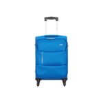 VIP Widget Durable Polyester Soft Sided Cabin Luggage Spinner Wheels with Quick Access Front Pockets (Cabin, 58cm, Blue)