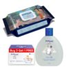 Bumtum Chota Bheem Gentle Soft Moisturizing Wet Wipes with Lid – 72 Pcs.(Pack of 1) & Baby Soap (4N x 50 Gram) & Baby Hair Oil (200 ML) Combo