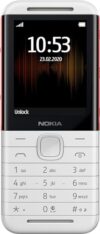 Nokia 5310 Dual SIM Keypad Phone with MP3 Player, Wireless FM Radio and Rear Camera with Flash | White/Red