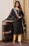 Tibra Attire Women Kurti Pant Attached Dupatta Set