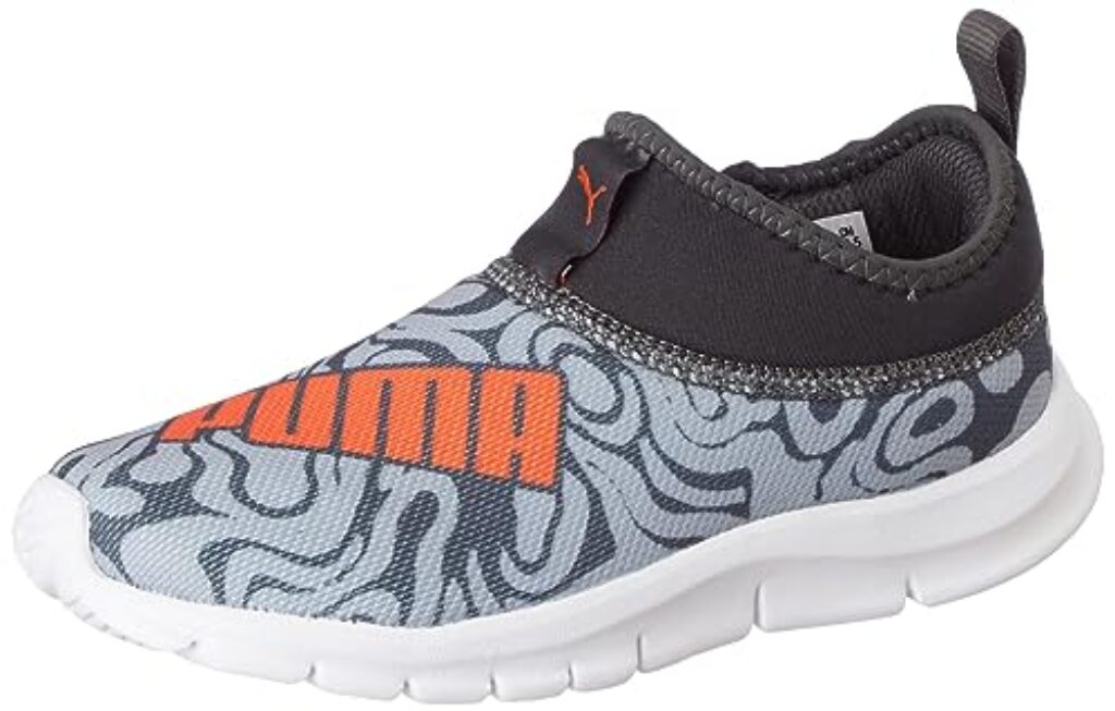 Puma Unisex-Kid Troopy PS Dark Shadow-High Rise-Vibrant Orange Sneaker - 12 UK (39184402)