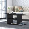 Klaxon Tetra Coffee Table – Black | Engineered Wood