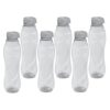 Milton Grammy Pet Water Bottle Set of 6, 1 Litre Each, Grey | BPA Free | Food Grade | Recyclable | Resuable | Sports | Gym | Home | Kitchen | Travel Bottle | Hiking | Treking | Reusable