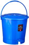 Cello Plastic Pedal Bin with Garbage Bucket – Small, 6 Litre, Blue, Set of 1